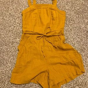 Old Navy Linen Blend Romper